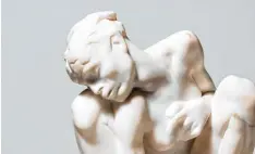  ?? Fotos: David Ertl, Bundeskuns­thalle Bonn ?? Auguste Rodin, „Kauernde“, um 1882.