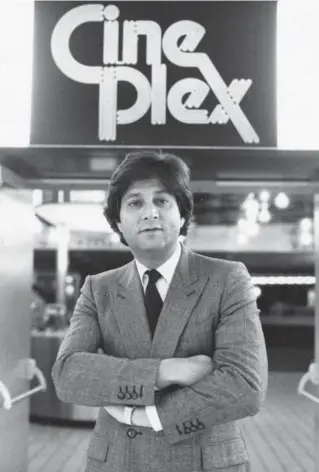  ?? REG INNELL/TORONTO STAR FILE PHOTO ?? Drabinsky, who co-founded Cineplex Odeon, seen in 1985.