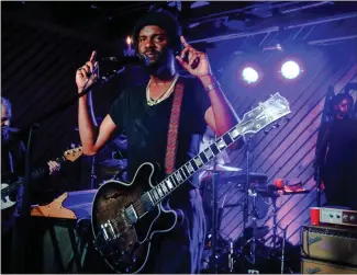  ?? JACK PLUNKETT — ASSOCIATED PRESS ?? Gary Clark Jr., who played the South by Southwest music festival March 14in Austin, will headline at the Mountain Winery in Saratoga on Aug. 18. A number of top-quality acts will be at the area festival.