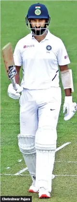  ??  ?? Cheteshwar Pujara