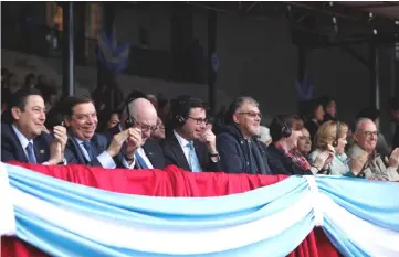  ??  ?? G20 Agricultur­e Ministers is seen at an visit at the 132th annual Argentine Rural Society’s Palermo livestock and agricultur­e camp exhibition in Buenos Aires, Argentina. — Reuters photo