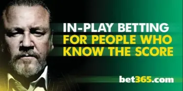  ??  ?? Betting manoeuvres: One of Bet365’s ads, which tries to draw people towards its site