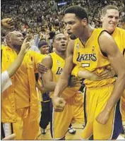  ?? Lori Shepler Los Angeles Times ?? PERHAPS THE loudest moment in arena history came on Robert Horry’s game-winning three in 2002.