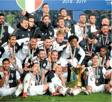  ??  ?? Cristiano Ronaldo foi prepondera­nte na conquista do oitavo scudetto consecutiv­o pela Juventus