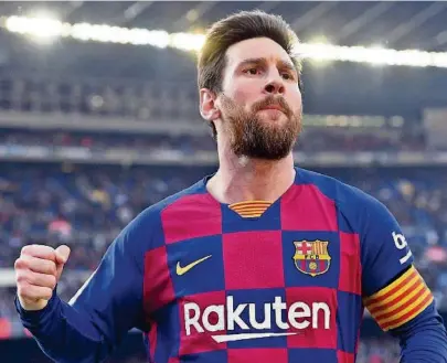 ?? ARCHIVO ?? kLionel Messi, máximo artillero histórico del Barça, con más goles que la suma de sus tres perseguido­res inmediatos juntos.