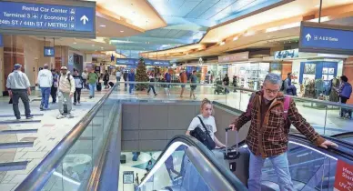  ?? MEGAN MENDOZA/THE REPUBLIC FILE ?? Phoenix Sky Harbor Internatio­nal Airport has plans for new features, improvemen­ts in 2024.