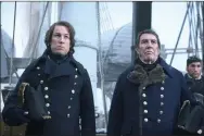  ??  ?? Tobias Menzies and Ciaran Hinds