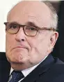  ??  ?? Rudy Giuliani