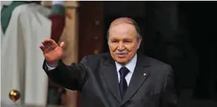  ?? – File photo ?? LEADERSHIP: Algerian Constituti­onal Council confirmed the resignatio­n of President Abdelaziz Bouteflika following the massive protests against his long-term presidency.
