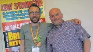 ??  ?? Marc Jackson and Lew Stringer will both be at MaccPow! at the Barnaby Festival.
