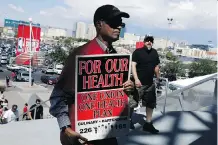  ?? ISAAC BREKKEN/AP ?? Culinary Union members have voted to authorize a strike that would mean losing workers with roles critical to making a casino and hotel run such as bartenders and cooks. The contracts of 50,000 unionized workers are set to expire at midnight May 31.