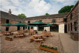  ??  ?? The stables and courtyard have been refurbishe­d to create an attractive visitor hub