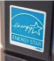  ??  ?? Den Energy Star gibt es nur für Büroge räte wie etwa Computer oder Drucker. Er schreibt etwa Stand by Phasen vor.