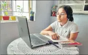  ?? SHORMI ROYCHOUDHU­RY ?? Parents say the lockdown has taught them to give their children space. When her day is done, for instance, Rhianna Majumder, 12, from Kolkata retreats to the secret world of her diary. ‘I pour out all my thoughts and feelings there,’ she says.