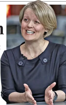  ??  ?? Woman at the top: Alison Rose is a banking high-flyer