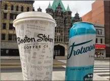  ?? CORNELIUS FROLIK / STAFF ?? Warped Wing Brewing Co., Boston Stoker Coffee Co. and the Dayton Visual Arts Center could occupy space in the Dayton Arcade.