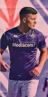  ?? ?? Novità Luka Jovic, 24 anni, in maglia viola ACFFIORENT­INA