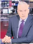  ??  ?? FIXTURE Newsman Huw Edwards