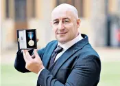  ?? ?? Steve Gallant was decorated with the Queen’s Gallantry Medal for tackling the terrorist