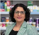  ?? ?? Pharmacist Reena Barai warns of anti-vax messages on social media