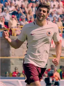  ?? ANSA ?? Federico Fazio, 30 anni, difensore argentino della Roma