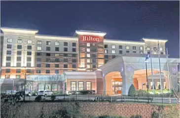  ?? AP ?? This file photo shows a Hilton hotel in Richmond, Virginia.