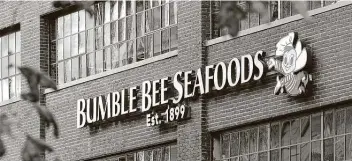  ?? Tribune News Service file photo ?? The tuna trading company that owns Bumble Bee Seafoods reportedly was supplied by the Da Wang fishing vessel. Workers on the boat told Greenpeace they were forced to work up to 22 hours a day and were beaten.