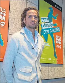  ??  ?? Feliciano López, director del Masters 1.000 de Madrid.