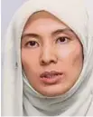  ??  ?? Nurul Izzah Anwar