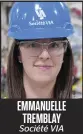  ?? ?? EMMANUELLE TREMBLAY Société VIA