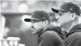  ?? AP FILE ?? Manager Terry Francona, right, says the Indians didn’t cover up allegation­s against ex-pitching coach Mickey Callaway.