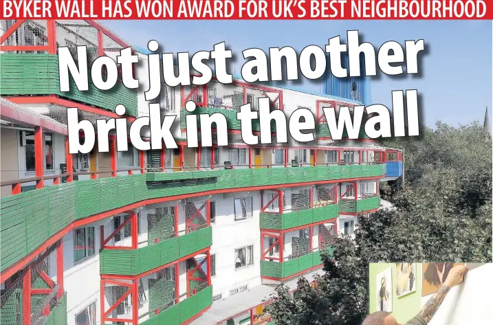  ??  ?? Byker Wall has won a top prize