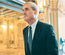  ?? AP FILE PHOTO ?? SPECIAL COUNSEL: Robert Mueller could ensnare President Trump in any misstateme­nts.