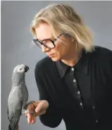  ?? Courtesy Wendy Reid ?? Wendy Reid and Lulu the African gray parrot will perform Reid’s “Ambient Bird 433.”