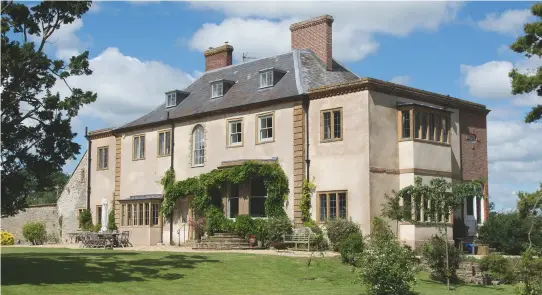  ??  ?? Queen Anne-style Chetnole House at Chetnole has delightful grounds running down to the River Wriggle. ‘Excess £2.5m’