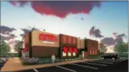  ?? SUBMITTED ?? A look at the Outback Steakhouse planned in the Great Lakes Mall parking lot in Mentor.