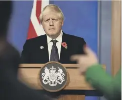 ?? ?? ↑ Prime Minister Boris Johnson is facing a crisis of credibilit­y