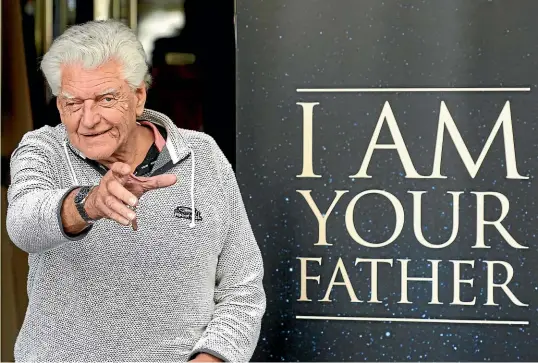  ?? GETTY IMAGES ?? David Prowse in 2015. He was banned from official Star Wars convention­s after voicing his disdain for the later ‘‘prequel’’ movies.