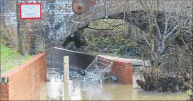  ?? Pictures: Gary Browne ?? Above and below, dumped trolleys near the Asda shop