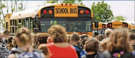  ?? TY GREENLEES / STAFF FILE ?? As the first day of school nears, parents are reminded to talk to their children to be on alert about motorists. The AAA’s School’s Open – Drive Carefully awareness campaign is a way to help reduce child pedestrian fatalities and injuries.