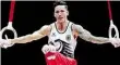  ?? DPA-BILD: BARLOW ?? Sechster an den Ringen: Marcel Nguyen