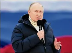  ?? Alexander Vilf / Getty Images ?? Russian President Vladimir Putin.