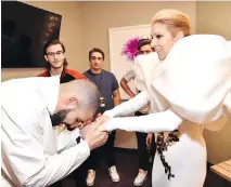  ?? GETTY IMAGES ?? Superstar Canadian performers Drake and Celine Dion.