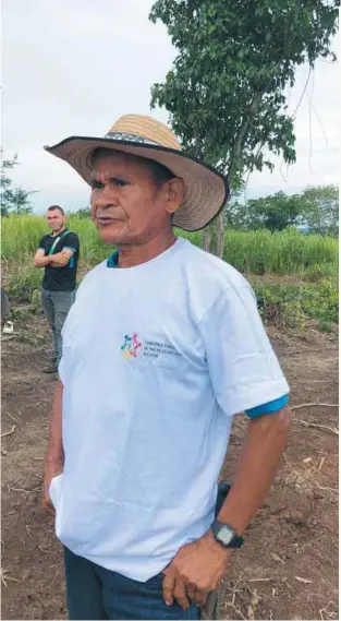  ?? / Cortesía ?? Agricultor­es víctimas del conflicto armado en la región de Montes de María.
“Detrás de todos nuestros productos
“Grupo Éxito compró