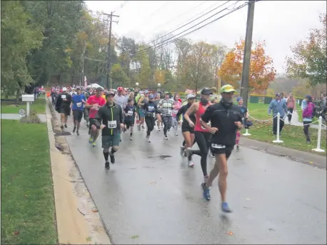  ?? SUBMITTED PHOTO ?? Runners take part in last year’s Radnor Run.