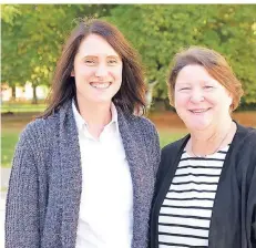  ?? FOTO: AXEL KÜPPERS ?? Astrid Ruhland und Renate Land (r.) sind die Hospiz-Koordinato­rinnen der Malteser für Kempen und Grefrath.