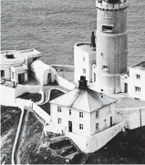  ??  ?? Standing out: Start Point in Devon had to be camouflage­d during wartime