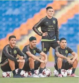  ??  ?? El Tri, listo para su debut en la Confederac­iones