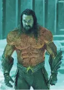  ?? PROVIDED BY WARNER BROS. PICTURES/DC COMICS ?? Jason Momoa returns as the king of Atlantis, superhero Arthur Curry, in the DC sequel “Aquaman and the Lost Kingdom.”