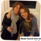  ?? ?? Rosie found love and acceptance with Suz